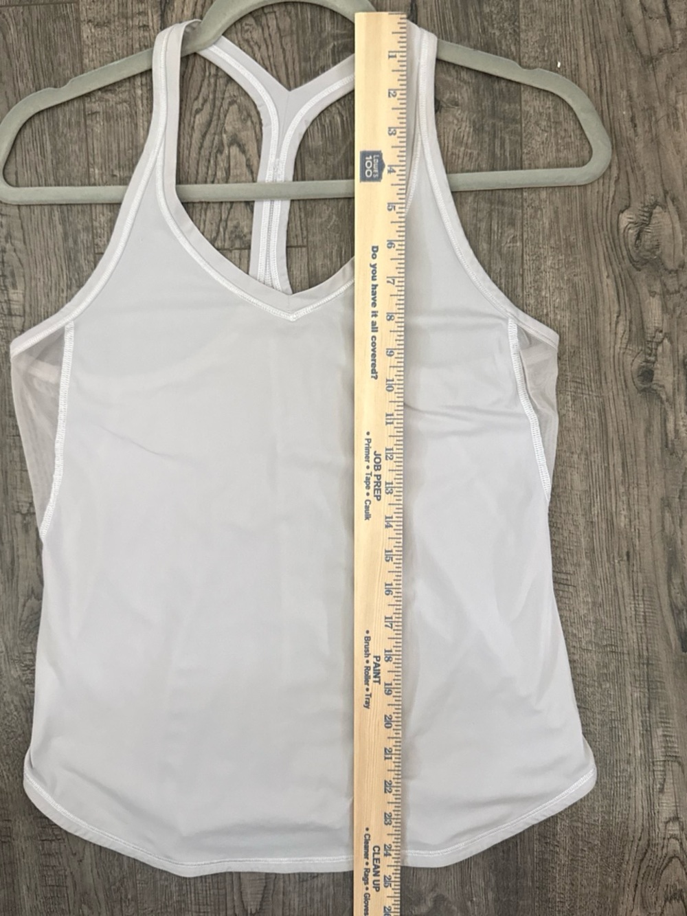 lululemon athletica Light Gray Racerback Performance Tank - Picture 5 of 6